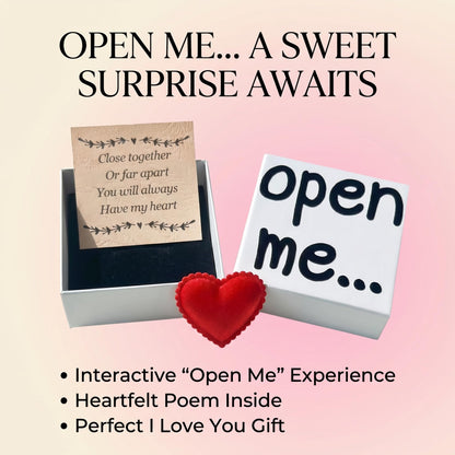 YOJO Long Distance Relationship Gifts, I Love You Gifts for Him, Romantic Gifts Birthday Gifts for Women Girls, Valentines Day Gifts for Him
