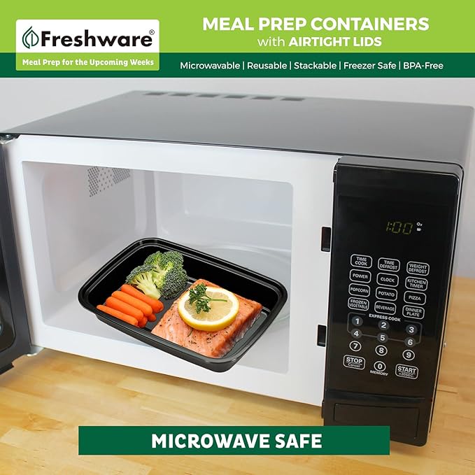 Freshware Meal Prep Containers 1 Compartment