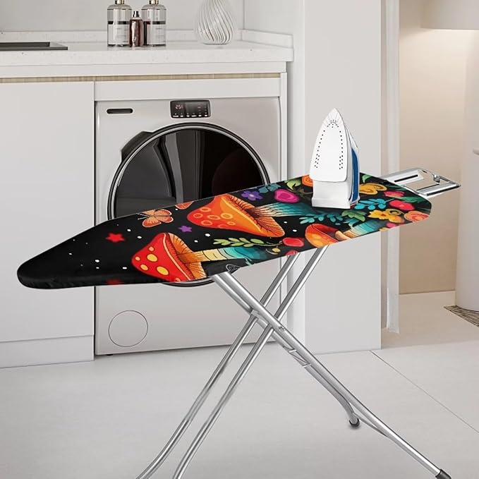 GLENLCWE Red Mushroom Ironing Board Cover