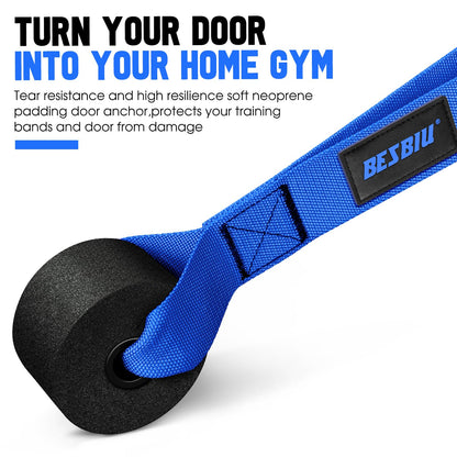Heavy Resistance Bands for Working Out, 300lbs/360lb/420lb Exercise Bands Workout Bands with Handles, Door Anchor, Ankle Straps, Home Gym Workout Equipment for Men Fitness Strength Training Stretching