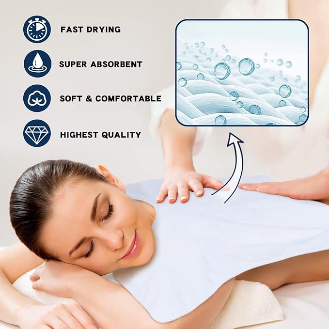 SINLAND Microfiber Esthetician Towels