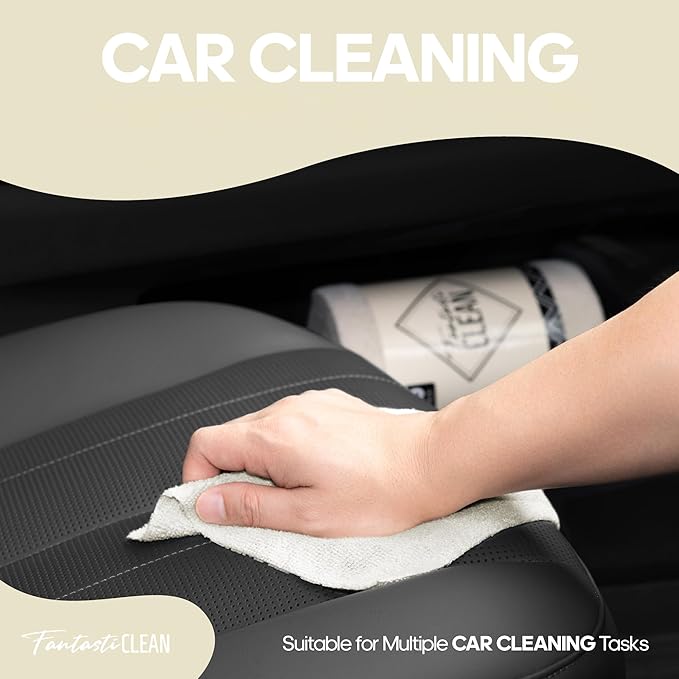 Fantasticlean Microfiber Cleaning Cloth Roll 2 Rolls 120 Pack, Tear Away
