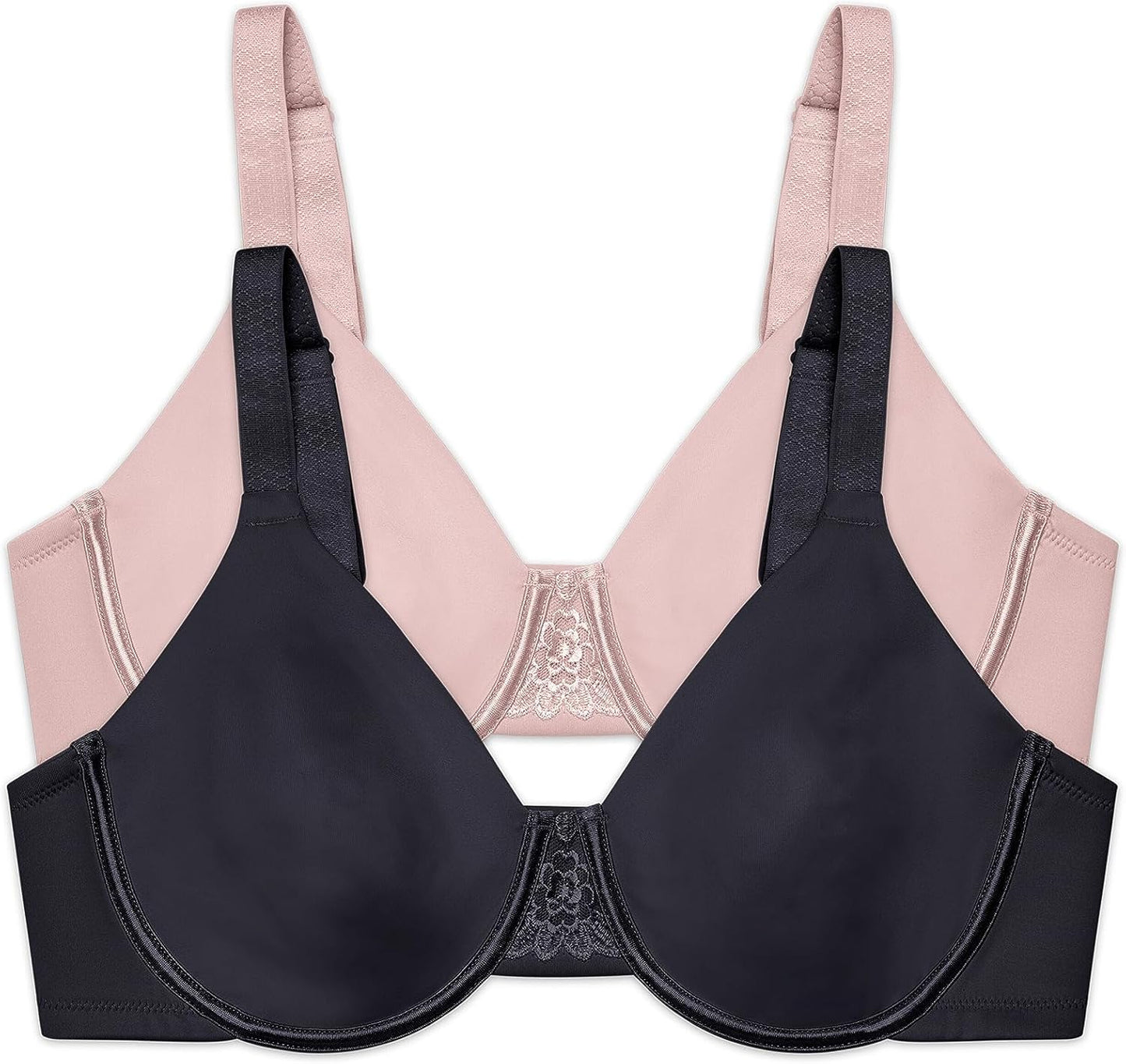 Vanity Fair Women's Beauty Back Smoothing Minimizer Bra, Minimizes Bust Line up to 1.5", Non Padded Cups up to H