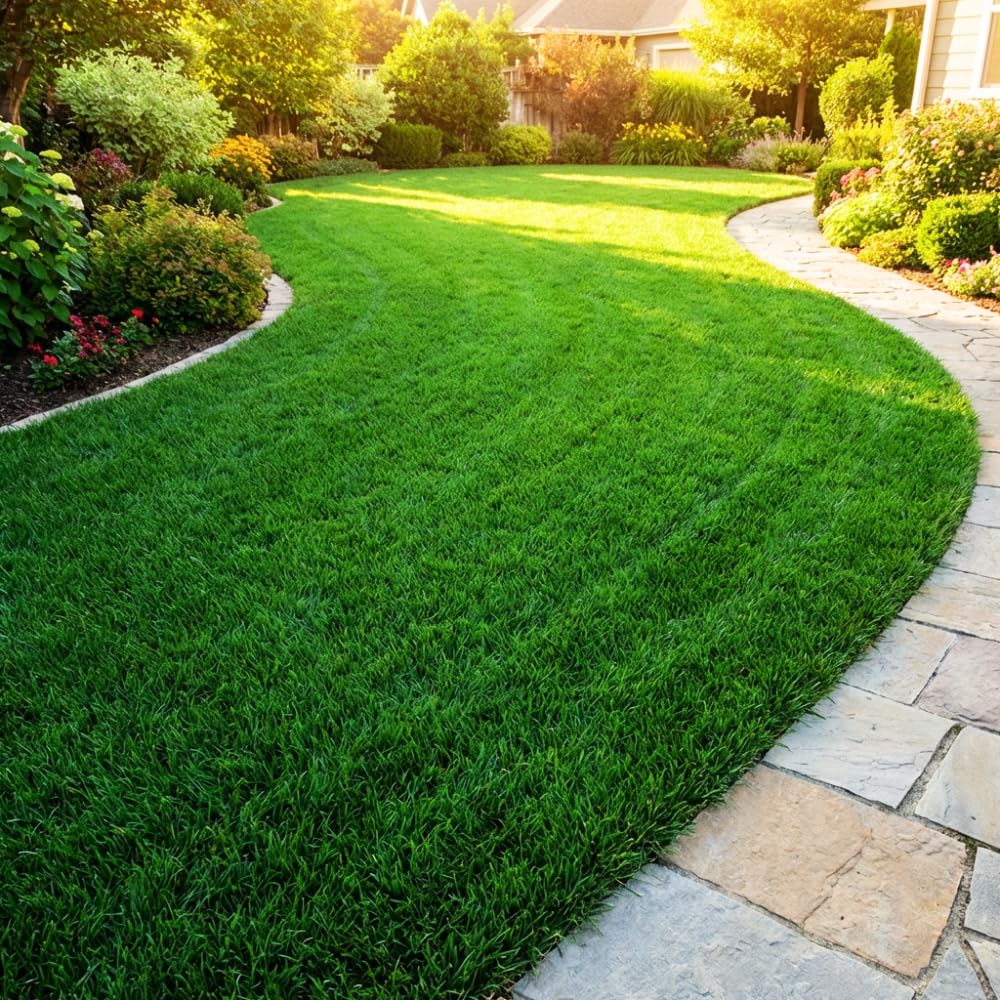 10000 Zoysia Grass Seed, Zoysia Emerald Grass Seeds for Lawn, Soft Texture and Drought Tolerant Grass Seed