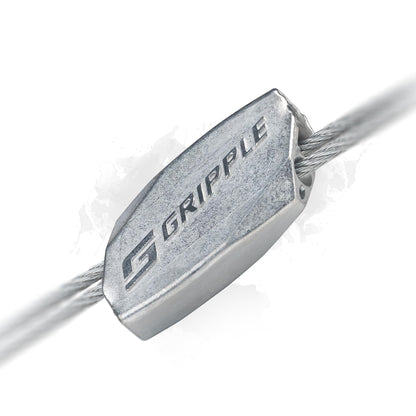 Gripple - No. 2 Standard Loop Hangers | Standard Hanger Cable | Hanger with Fastener for Fast Suspension | 100 lbs Safe Working Load | Sold in Packs of 10 | 10 Ft Wire Rope