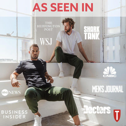 The Thompson Tee Men's Sweatproof Undershirt | Cotton V Neck | Original Fit | with Sweat Pads