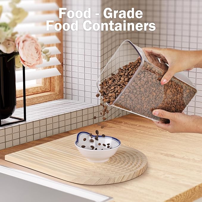 8 Pcs Pop Food Storage Containers Airtight Food Storage Containers Set