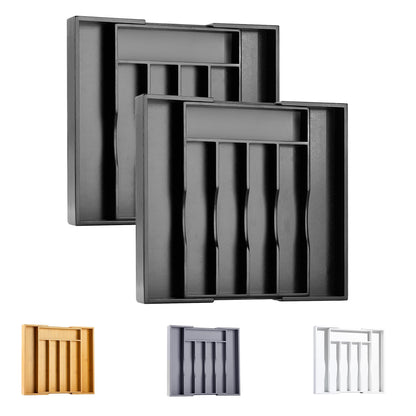 Kitchen Silverware Drawer Organizer and Storage Cabinet Utensil Rack Bathroom Counter Vanity Extra Large Big Cooking Drawer Organizers Countertop Pantry Storage Cabinet Best Kitchen Must Haves 2025