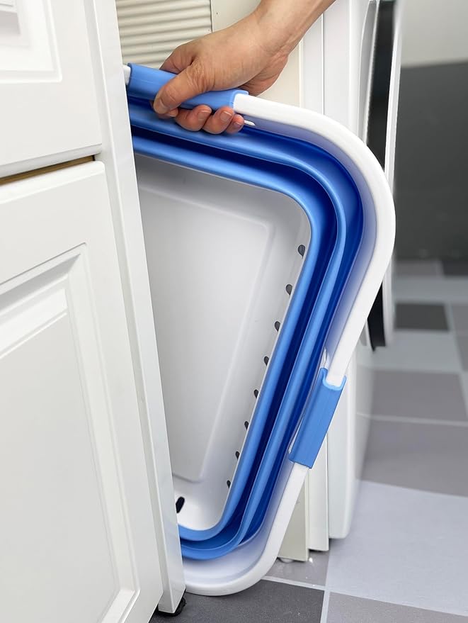 SAMMART 42L Collapsible Plastic Laundry Basket