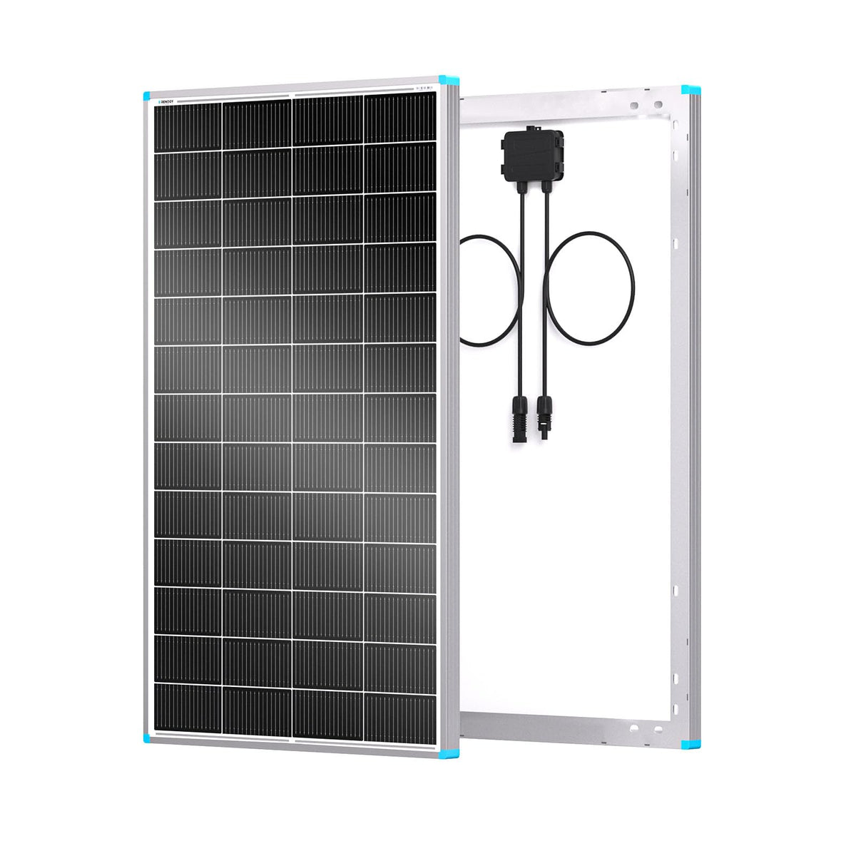 Renogy Solar Panel 200 Watt 25% High-Efficiency 16BB, 200W Solar Panel for 12V/24V Systems, N-Type Solar Panels for RV Marine Rooftop Farm Battery and Other Off-Grid Applications