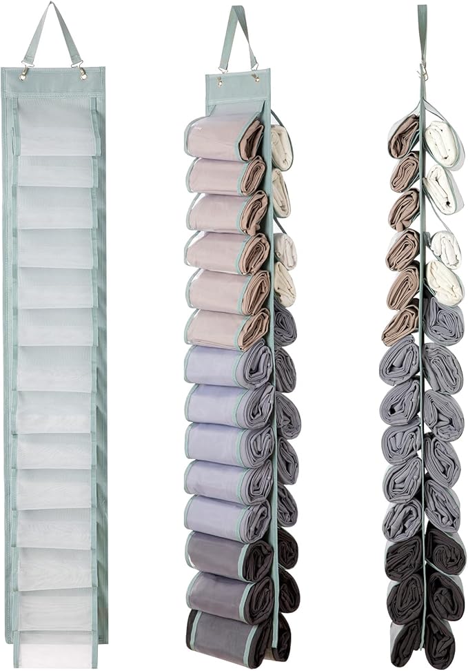 Legging Organizer Storage, T-Shirt Hanging Closet Hanging Clothes Organizer