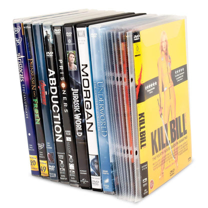 3L DVD Sleeves with Binder Holes for DVD Storage Wallet/Holder - Plastic Pockets For Disc Storage - 10282, 100 Count (Pack of 1)