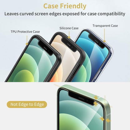 UNBREAKcable Shatterproof Tempered Glass Screen Protector for iPhone SE 2022/SE 2020, iPhone 8/7 [3-Pack] [99.99% HD Clear] [Easy Installation Frame] [9H Hardness][Bubble Free] for Apple 4.7''
