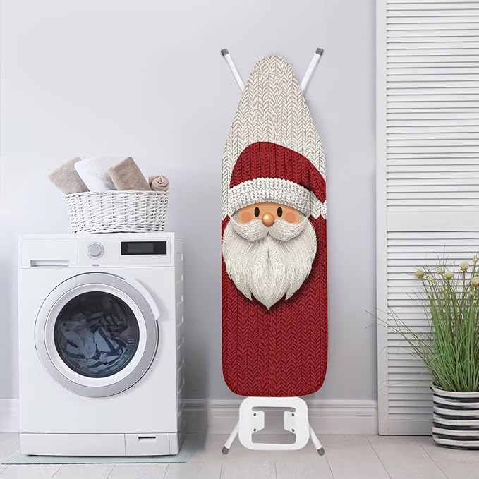 ZDCUSTOM X-Mas Ironing Board Cover 13x52 Inch, Santa Claus Scorch &