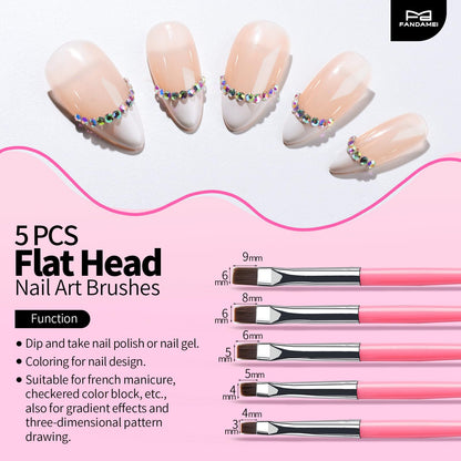 FANDAMEI Nail Art Brushes, Nail Brush Set With Nail Stand, Nail Holder For Painting Nails, Nail Art Tools, Nail Design Tools, 11PCS Nail Brushes For Nail Art, 5PCS Nail Dotting Tool, Nail Art Palette