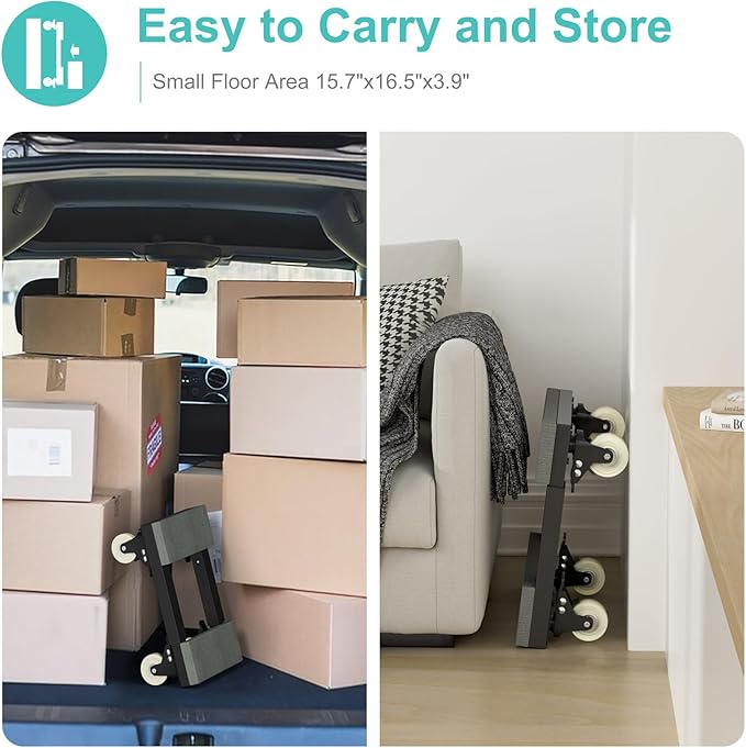Heavy Duty Adjustable Furniture Moving Dolly