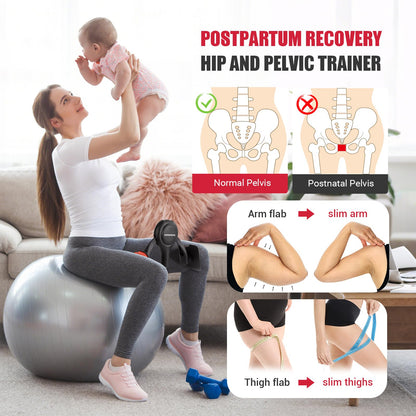 Thigh Trainer for Women, 15-70lb Adjustable Resistance Inner Thigh Exerciser with Resistance Band, Kegel Exercise Equipment for Pelvic Floor Muscle Repair, Yoga & Weight Loss at Home Gym
