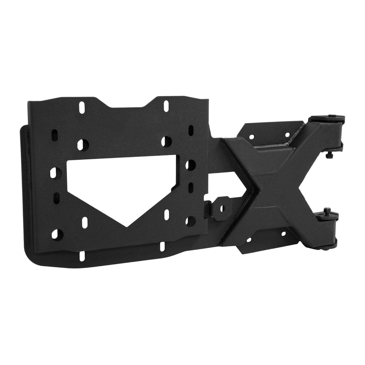 ALMULOO Spare Tire Carrier Compatible with 2007-2018 Jeep Wrangler JK Hold Up to 37" Tire Mounting Bracket Holder Steel Powder Coated Black
