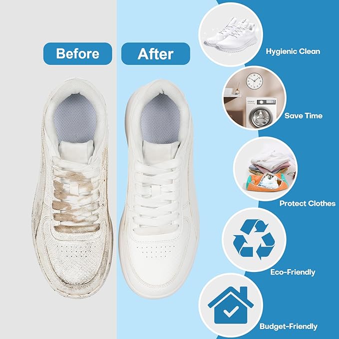 Shoe Washing Machine Bag: Laundry Shoe Bag