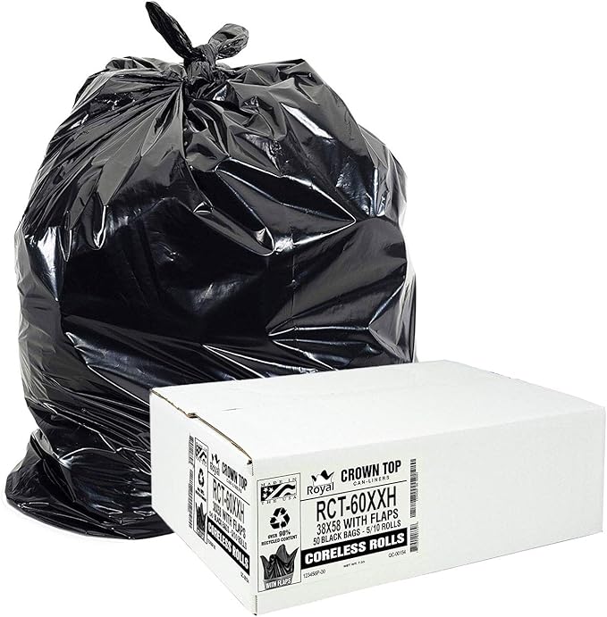 Aluf Plastics 55 Gallon Trash Bags Heavy Duty