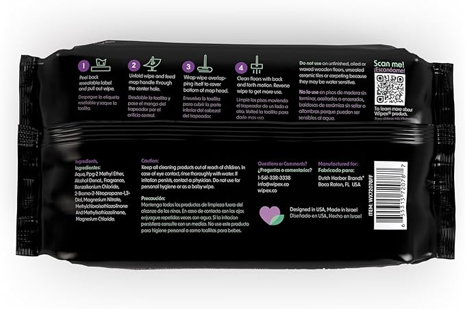 Wipex Plant Based XL Wet Floor Wipes