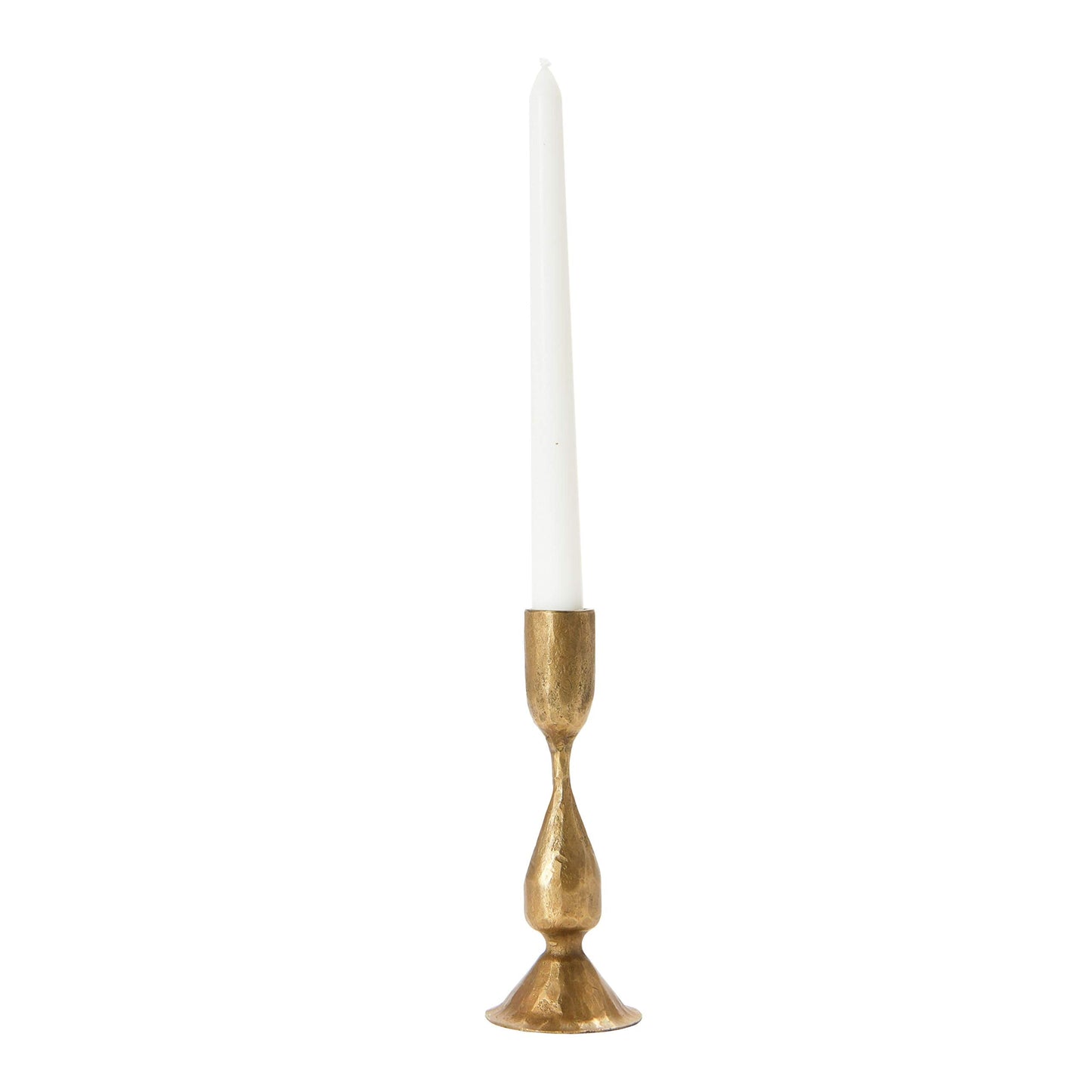 Creative Co-Op Hand-Forged Metal Taper Candle Holders (Set of 2)