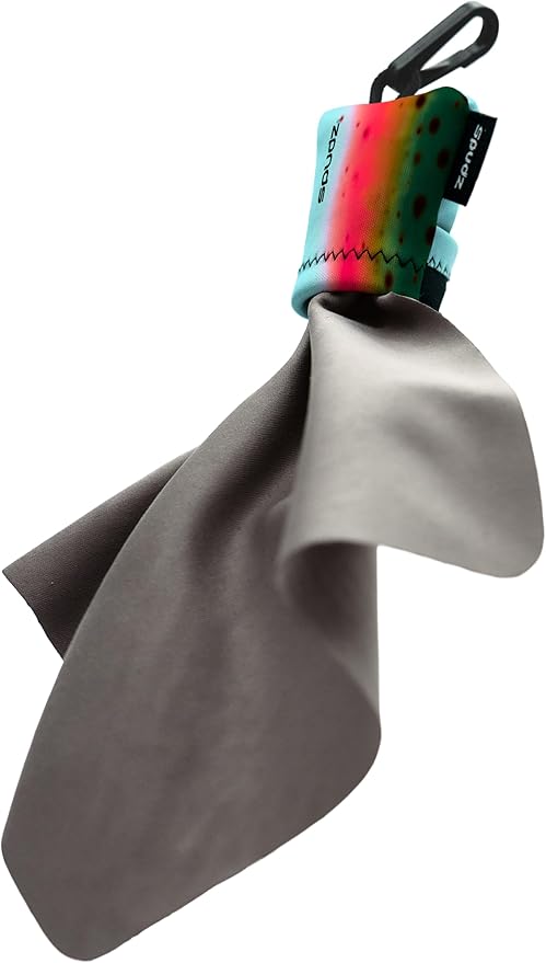 SPUDZ Ultra Microfiber Lens Cleaner – Closable Pouch, Washable –
