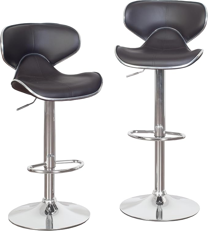 Roundhill Furniture Masaccio Cushioned Leatherette Upholstery Airlift