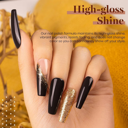 Beetles Halloween Gel Nail Polish Set – Wicked Mystic 8 Colors Gel Polish Kit, Gold Silver Black Green Blue Cat Eye Purple Red Glitter with Nail Art Accessories UV LED Soak Off Manicure Gift for Women
