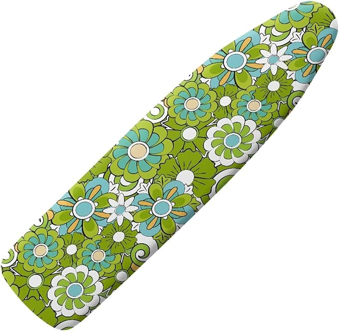 Green Hippie Flower Ironing Board Cover Large Extra Wide Table Top Ironing