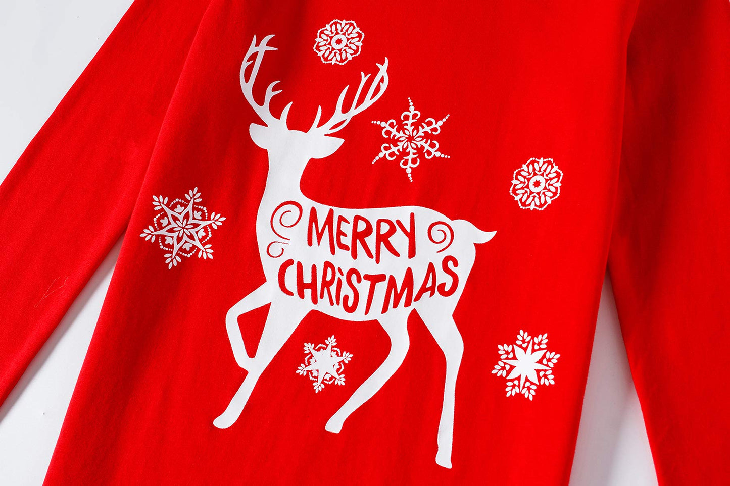 Family Feeling Little Boys Girls Holiday Christmas Reindeer Matching Family Long Sleeves Pajamas Set Size 8