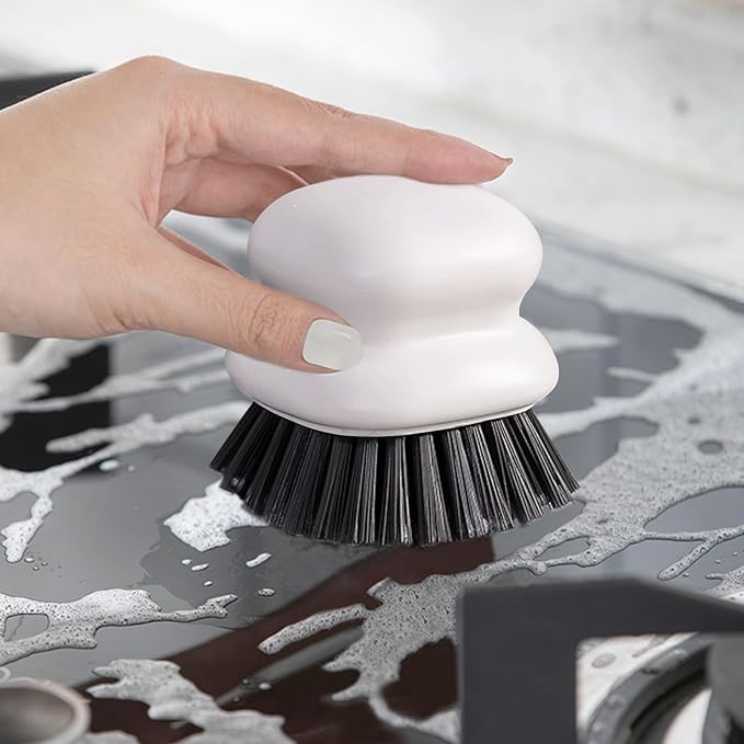 Dish Brush with Handle, Kitchen Scrub Brushes