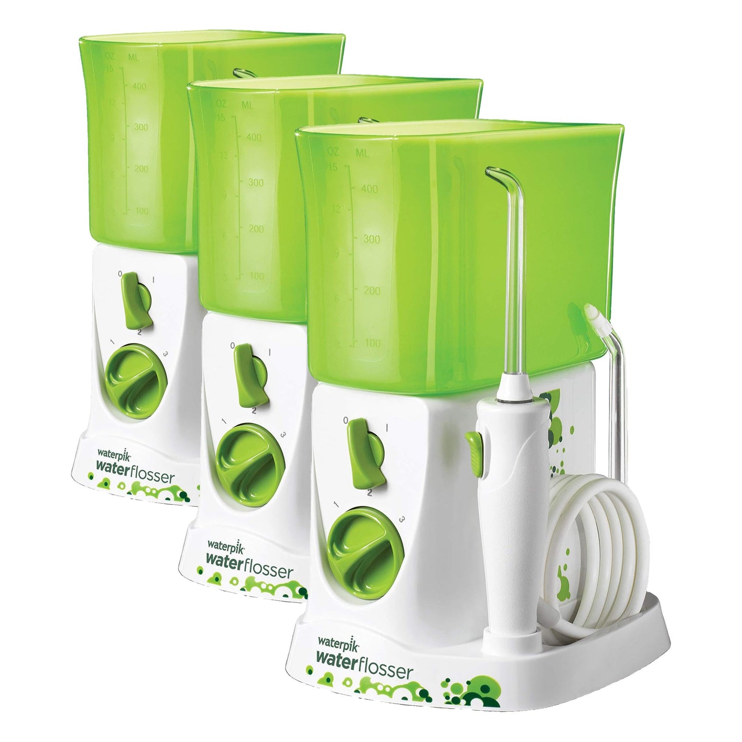 Waterpik Water Flosser for Kids, Countertop Water Flosser for Children and Braces, WP-260, Green
