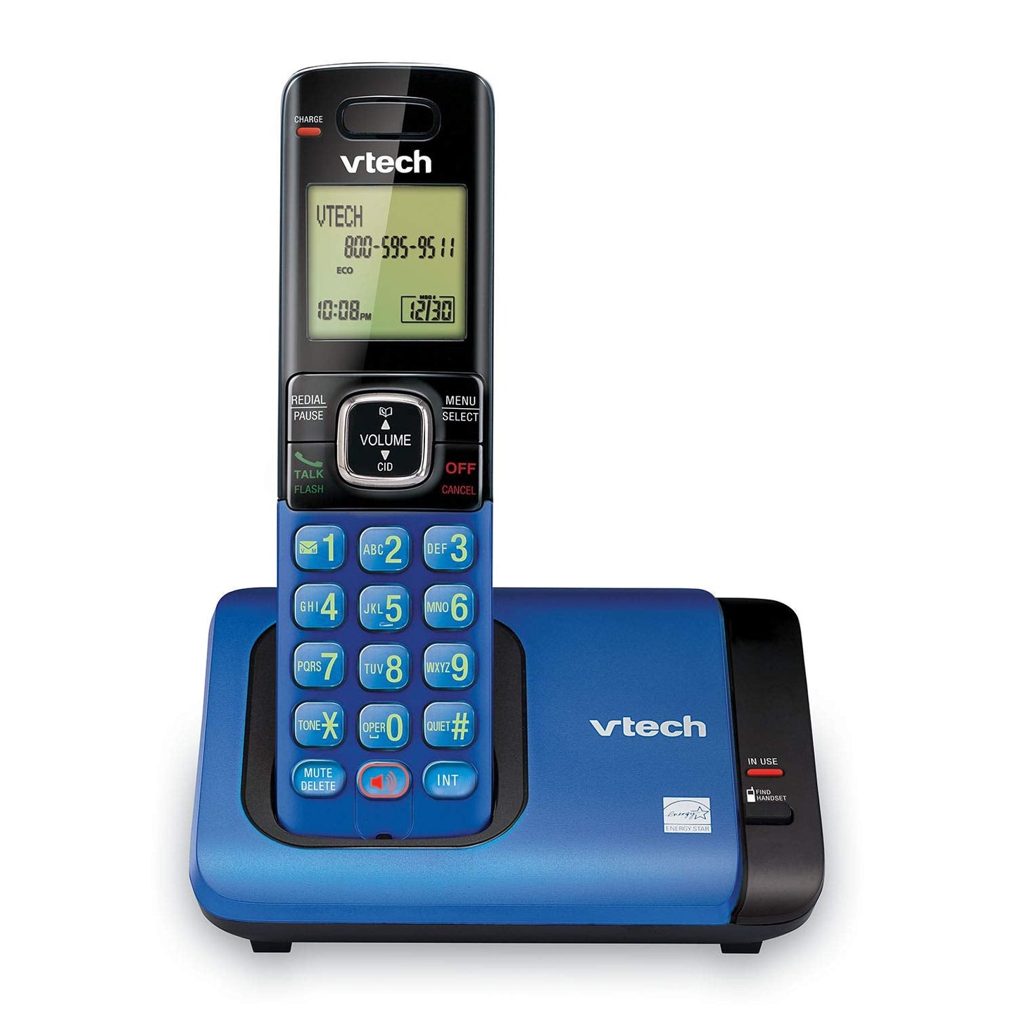 VTech CS6719-2 2-Handset Cordless Phone with Caller ID/Call Waiting, Handset Intercom & Backlit Display/Keypad, Silver