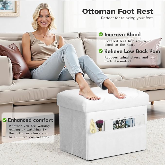 Storage Ottoman Cube, Small Ottoman