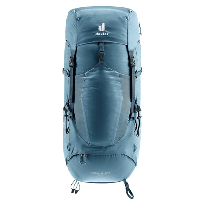 Deuter Unisex Aircontact Lite 40 + 10 L, Lightweight Backpacking & Hiking Backpack for Men & Women, 40 + 10 Liters - Atlantic-Ink