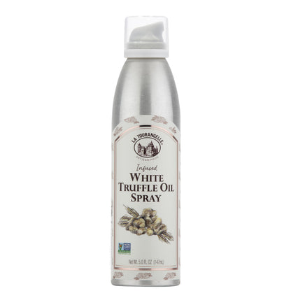 La Tourangelle, White Truffle Cooking Spray, Complex Gourmet Earthy Flavor for Spraying on Pasta, Popcorn, Vegetables, Potatoes, and More, 5 Fl Oz