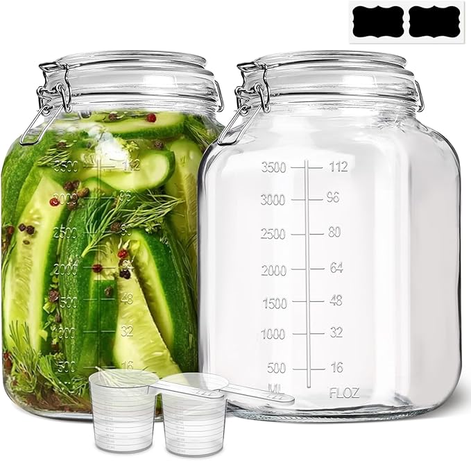 ComSaf Large Glass Storage Containers