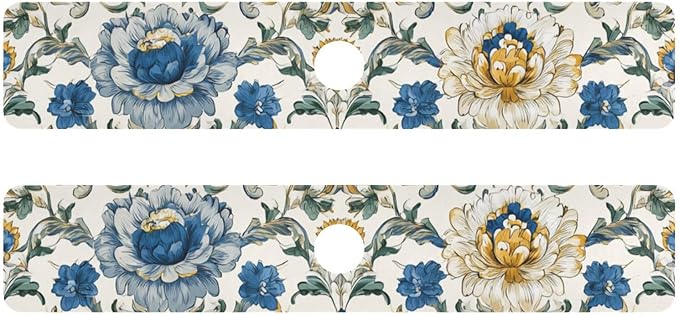 Kitchen Sink Splash Guard 2 PCS 30 Inch Sink Faucet Mat Splash Guard