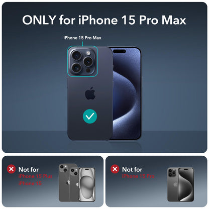 ESR 3 Pack for iPhone 16 Pro Max Screen Protector, [9H Hardness] [Military Grade Shatterproof] Tempered Glass Film with Flawless Fit Tray, HD Clear, Scratch Resistant