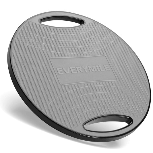 EVERYMILE Upgraded Wobble Balance Board, Exercise Board for Balance and Core Training, 16.5" TPE Non-slip Bigger Surface, Stability Board for Adults, Home Gym, Standing Desk & Physical Therapy