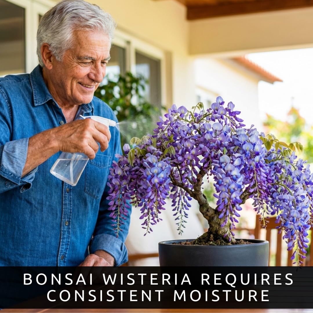 2 Wisteria Live Plants 1–2 Ft Tall – Flowering Wisteria Vine (Wisteria Floribunda) – Fast Growing Climbing Plant for Garden, Trellis, Pergola & Bonsai Training (2 Live Plants)