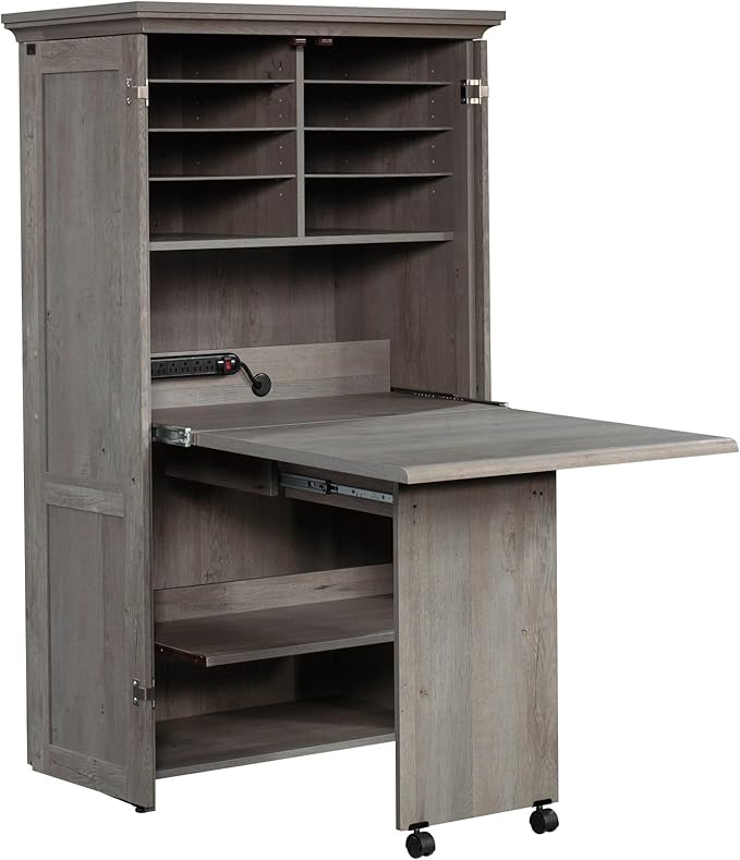 Sauder Miscellaneous Storage Craft & Sewing Armoire, L: 35.112" x W: 21.81" x