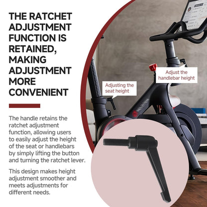Suitable for Peloton Exercise Bike Seat and Handlebar Height Adjustment Handle Replacement – Alloy L Handle for Vertical Post, Exercise Bike Parts and Tools for Seat/Handlebar Up and Down Adjustment