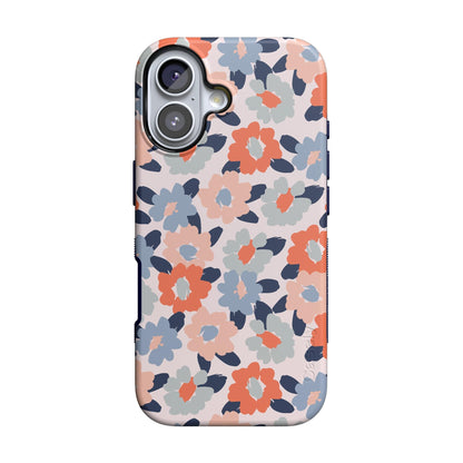 Casely iPhone 17 Case | Blue Stripes | Sunday Best | Compatible with MagSafe | Bold Protective Design