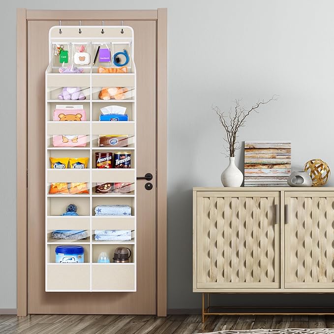 Univivi 6-Shelf Over Door Hanging Organizer Fabric Door Storage