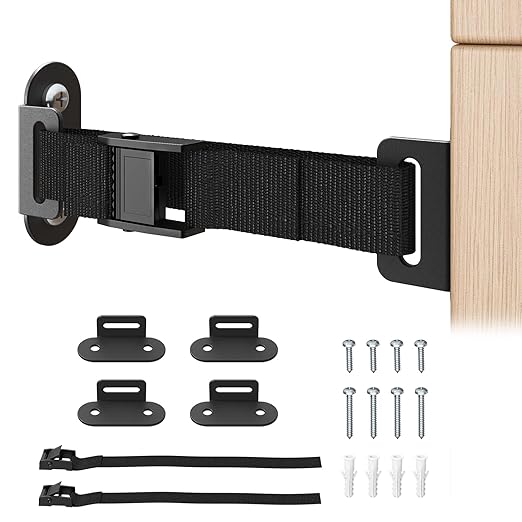 Anti Tip Furniture Anchors, Heavy Duty Furniture Wall Anchor, Earthquake Proof
