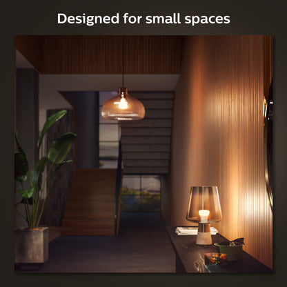 Philips Hue White E27 lamp single pack 1x1055lm; dimmable; warm white light; controllable via app; compatible with Amazon Alexa (Echo; Echo Dot)