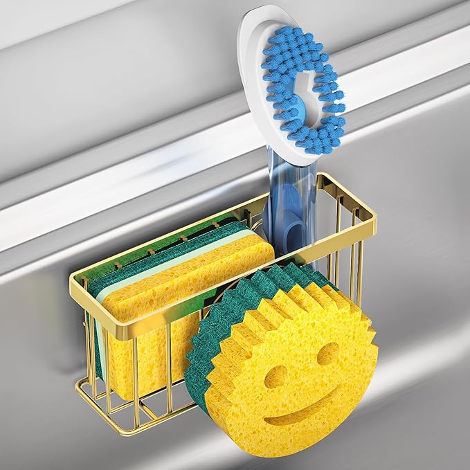 Sponge Holder Smiley Face, Sink Caddy