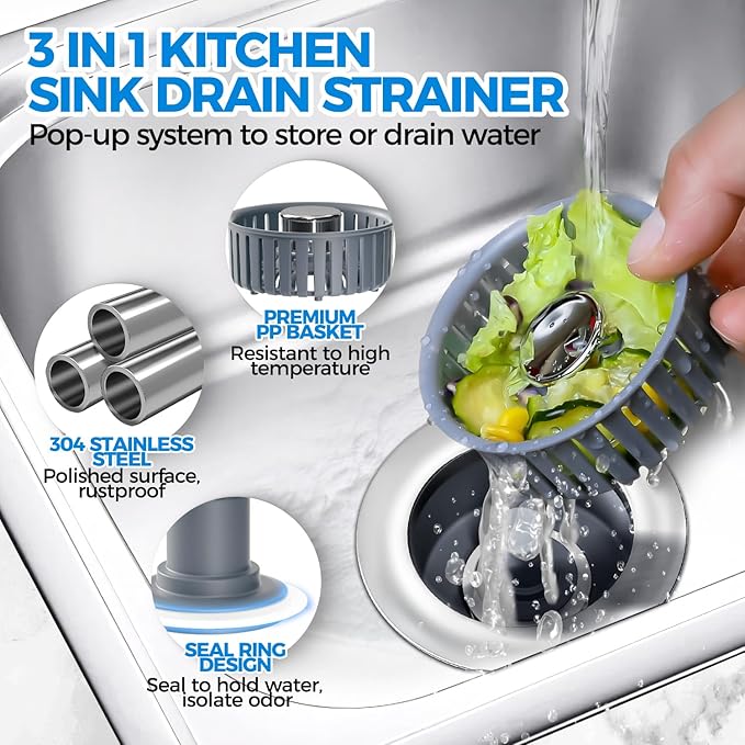 Kitchen Sink Drain Strainer